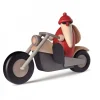 Père Noël Rouge A Moto