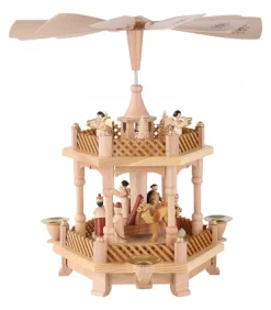 Pyramide De Noël Allemande 1 Etage A 3 Bougies