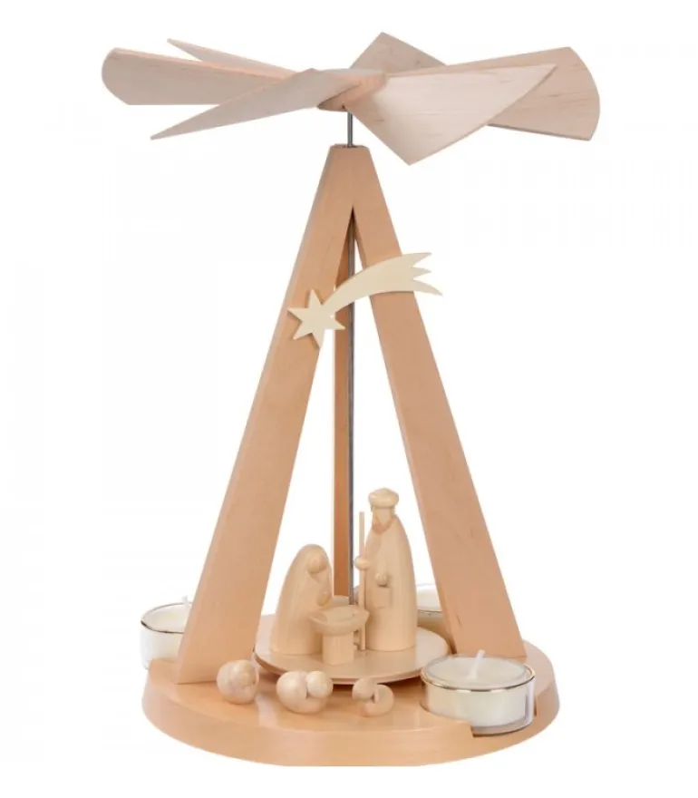 Pyramide De Noël Bois Au Design Moderne