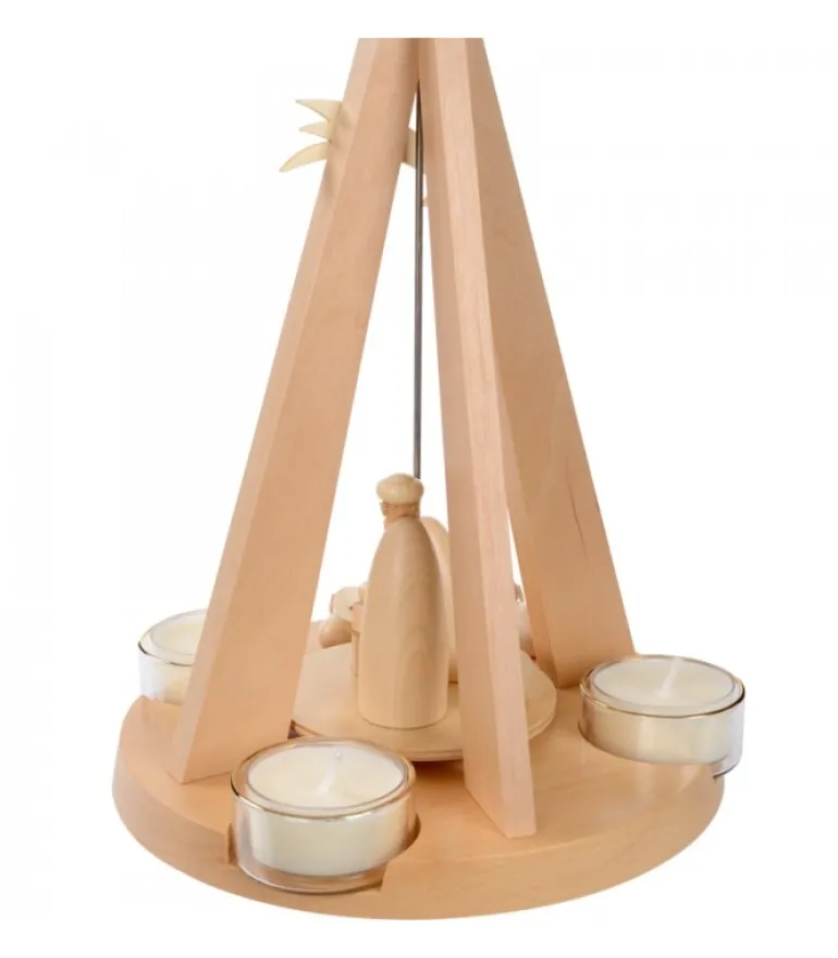 Pyramide De Noël Bois Au Design Moderne
