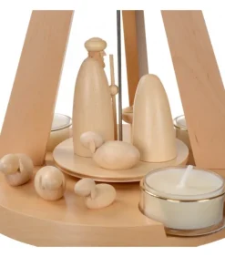 Pyramide De Noël Bois Au Design Moderne