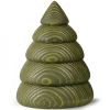 Sapin De Noël En Bois Design, 9,5 Cm, Vert
