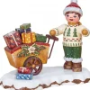 Village De Noël Miniature, Cadeaux Dans Poussette