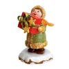 Village De Noël Miniature, Fillette Et Cadeaux