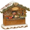 Village Noël Miniature, Chalet Marche De Noël Vendeur De Gateaux