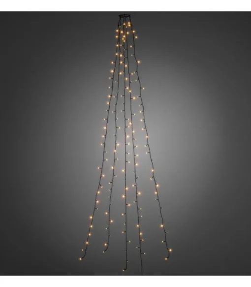 Voile Guirlande Pour Sapin De Noël, 250 Diodes Led